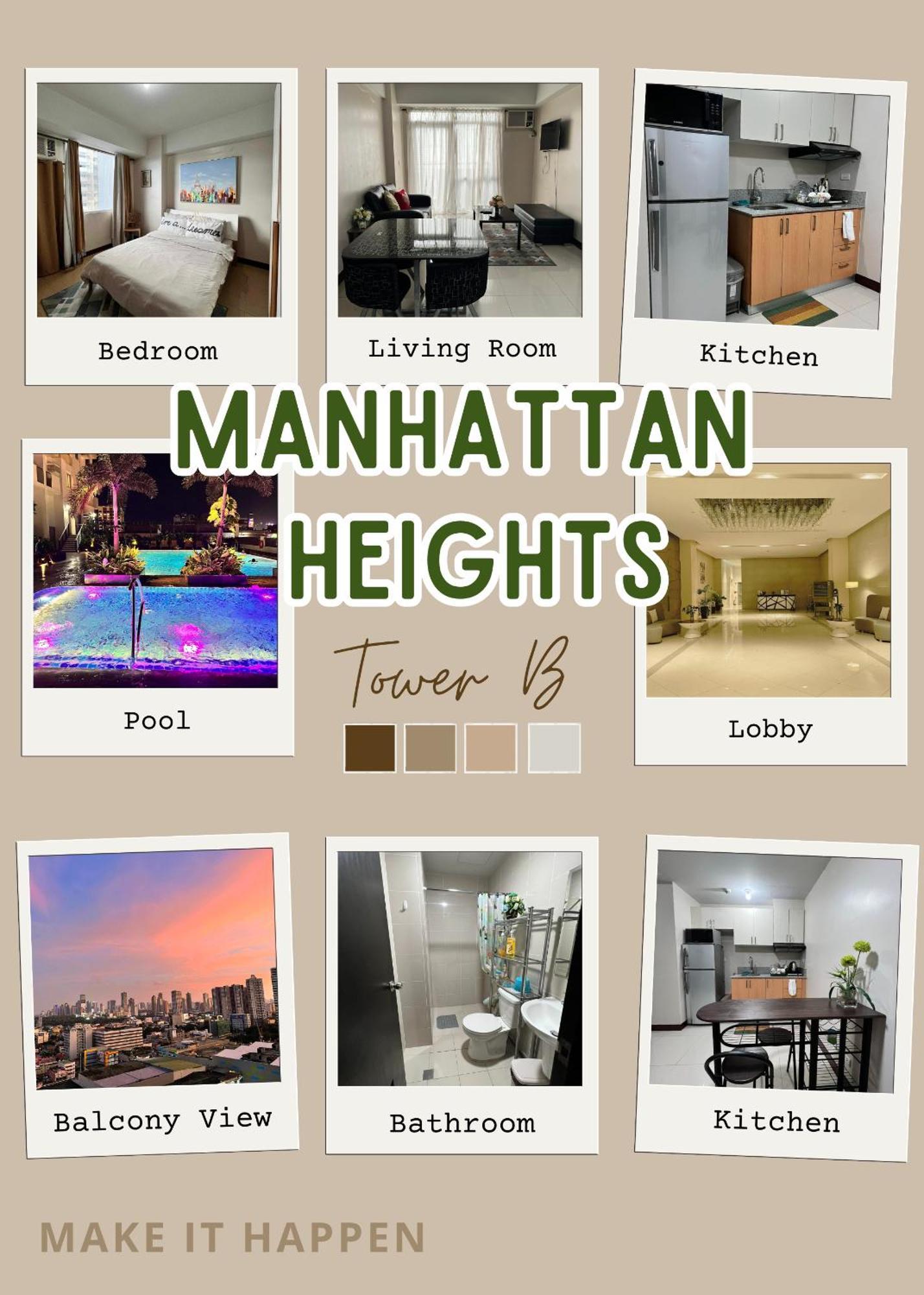 الشقق الفندقية مانيلافي  Manhattan Heights Towerb In Araneta Cubao 5Mins Walk To Smart Araneta المظهر الخارجي الصورة